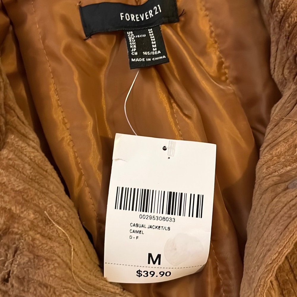 Corduroy Button Up Jacket - Picture 5 of 6